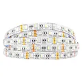 BTF-LIGHTING 5050 RGBW RGB+Warmweiß (2700K-3000K) 4 Farben in 1 LED 5m 60LEDs/m Mehrfarbiges LED-Leuchtband IP65 Silikonbeschichtung Wasserdichte Weiß PCB DC12V für Innendekorationen