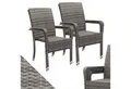 Juskys Gartenstuhl Yoro (4 St), stapelbar, modern, leicht und stabil