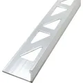 Dalsys Fliesenschiene Aluminium 2,5m x 8mm Winkelprofil Silber
