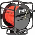 Druckluft Schlauchtrommel Inkl. Wandhalterung, Druckluftschlauch Sbt-30, Max. Druck 20 Bar, Ø 8 Mm, Ausziehbare Länge 30 M, Einfaches Aufwickeln - Stier