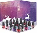 Beauty Nagelack Adventskalender Nail Varnish verschiedene Farben (24 x 3,5ml)