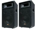E-Lektron 2X 400W DJ Party Lautsprecher Boxen Paar - 8" Bass PW20
