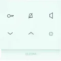 ELCOM Innenst.Audio eckig 2D REK221Y polarw glä TOUCH