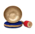 XDrum Klangschalen 22 cm Komplett Set inklusive passendem Kissen und Schlägel, handgehämmert in Indien - ideal für Meditations- und Therapiezwecke