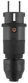 ABL Professional Stecker SCHUKO, französisch, belgisch, Elamid-2K, IP54, schwarz (100000068)
