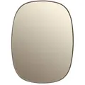 Muuto - Framed Mirror, klein, taupe / taupe Glas