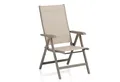 KETTLER Klappstuhl Kettler Basic Plus Klappsessel Multipositionssessel Taupe Beige /