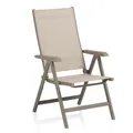 Kettler Basic Plus Klappsessel Multipositionssessel Taupe/ Stucco NEUHEIT