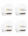 Y15 Refoss WLAN Relais Schalter Smart Home Kompatibel, 4er Set