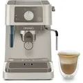 Machine A Expresso - Delonghi - Stilosa Ec235.cr - Solo Pompe - Bouilloire Inox - Compatible Ese - Buse Vapeur - Finition Creme