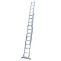 KRAUSE Vielzweckleiter CORDA silber 3x 8 Sprossen, H: 225,0 cm