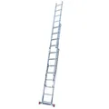 KRAUSE Vielzweckleiter CORDA silber 3x 8 Sprossen, H: 225,0 cm