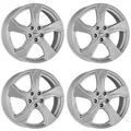 4 Dezent KB silver Felgen 7.5Jx18 5x112 für Seat Altea Ateca Leon Toledo