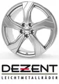 4x Dezent KB 7,5x18 5/112,0 ET48 Silver