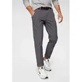 Bruno Banani Chinohose (Set, mit abnehmbarem Gürtel) grau 30