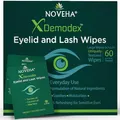 NOVEHA Demodex Augenlid- und Wimperntücher, extra starke Reinigungstücher, 60 Stück