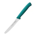 F. DICK ProDynamic Allzweckmesser mit Wellenschliff (Küchenmesser türkis, Klingenlänge 11 cm, Universalmesser, Klinge X55CrMo14 Stahl, Härte 56° HRC) 85015112-24