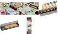 STABILO Fineliner point 88, 10er Click-Set Kunststoff-Federmäppchen und Tischset in Einem, ideal - 1 Stück (8810-5)
