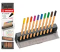 STABILO point 88 - Fineliner - Click Set da 10 - Colori assortiti