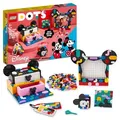 LEGO 41964 DOTS Micky & Minnie Kreativbox zum Schulanfang, 6-in-1 Bastelset