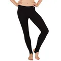dressforfun Damen Leggins mit Steg | Idealer Begleiter bei Ballett, Tanz, Sport und Gymnastik | Diverse Farben (XL | Schwarz | Nr. 301313)