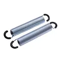 Fromann 2 Stück 117 mm Ersatzfedern für Liegestuhl, elektrische Sofas, Stuhlfedern, Doppelhaken-Mechanismus, Spannfedern