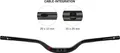 Ergotec MTB Lenker Riser Bar 50 i 35mm 780mm mit interner Kabelführung Schwarz