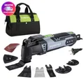 WORKPRO Multifunktionswerkzeug 300W Oszillierende Säge 17 Zubehör Tasche 7