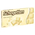 Schogetten Weiße Schokolade 100g Schokoladentafel, praktisch einzeln portioniert. Ein Genuss. Stück für Stück.