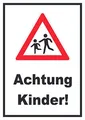 HB-Druck Achtung Kinder Schild Vorsicht Kinder A4 (210x297mm)