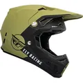 Fly Racing Formula CC Centrum Motocross Helm, schwarz-weiss-grün, Größe 2XL für Männer