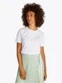 Tommy Hilfiger T-Shirt REG CONTRAST FLAG SS TEE mit Logostickerei