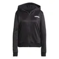adidas Damen Essentials Linear Track Suit, black, M