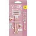Gillette Venus Rasierer, Comfortglide Spa Breeze Starterpack Mit 4 Ersatzklingen