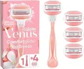 Gillette Venus Comfortglide Spa Breeze Rasierklingen für Damen, 4 Ersatzklingen