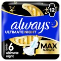 always Binde Ultimate Night - Max Protection mit Flügeln BigPack 12 Damenbinden