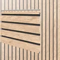Fassadenverkleidung Canadian Siding MAX3Fronto Rhomb 2,95m Eiche hell Fuge schwa
