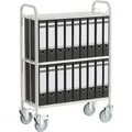 Rollcart Bürowagen 08-7473, 80 x 110 x 38cm, Holz & Metall, lichtgrau