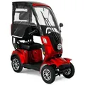 Deisla, Vierrad DS4-25, Rot 60V-30Ah Lithium-Akku, 1000 Watt, Dach, Wetterschutz, Heckkoffer - Rot