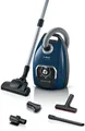 BOSCH Bodenstaubsauger Serie 8 BGL8XPER, Testsieger, ideal für Allergiker, Hygiene-Filter, 700 W, mit Beutel, 10 Jahre Motorgarantie, XXL-Polsterdüse, langes Kabel, leise, blau