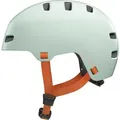 ABUS Fahrradhelm XOXO - Cityhelm im Skater-Look - Helm für Skateboard, Fahrrad, cooter - mit optimiertem Kinnpolster - für Jugendliche und Erwach... - Grün