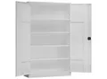 ClassiX Stahlschrank X-530387 signalweiß 120,0 x 60,0 x 194,5 cm, aufgebaut