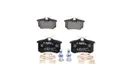 Bremsbelagsatz  Scheibenbremse hinten Bosch 0 986 494 596 für SEAT SKODA VW