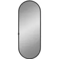 vidaXL Wandspiegel Schwarz 40x15 cm Oval 348202