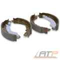SATZ BREMSBACKEN TROMMELBREMSE Ø180 HINTEN FÜR FIAT 500 +C 0.9 1.2 1.3 BJ 07-10