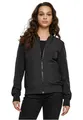 Urban Classics Damen Light Bomber Jacket – leichte Übergangsjacke im Regular Fit aus Polyester mit Reißverschluss und Rippbündchen für Freizeit und Streetwear,Schwarz,XL