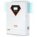 VEVOR 2 in 1 Hybrid-Solar-Wechselrichter 5500W Solar Inverter 11000VA Reiner Sinus MPPT LCD-Display 3 Lademodi (Solarladung, Netzladung, Hybridladung) & 4 Ausgangsmodi (UTL, SOL, SBU, SUB)