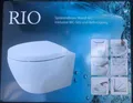Wand WC RIO mit Beschichtung + WC Sitz mit Absenkautomatic