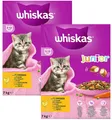 (EUR 4,24 /kg) Whiskas Junior Huhn, Trockenfutter, 2-12 Kätzchenfutter: 2 x 7 kg
