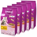 Whiskas Junior 5x1,4kg Vollwertiges Trockenfutter für Kätzchen leckerem Hähnchen